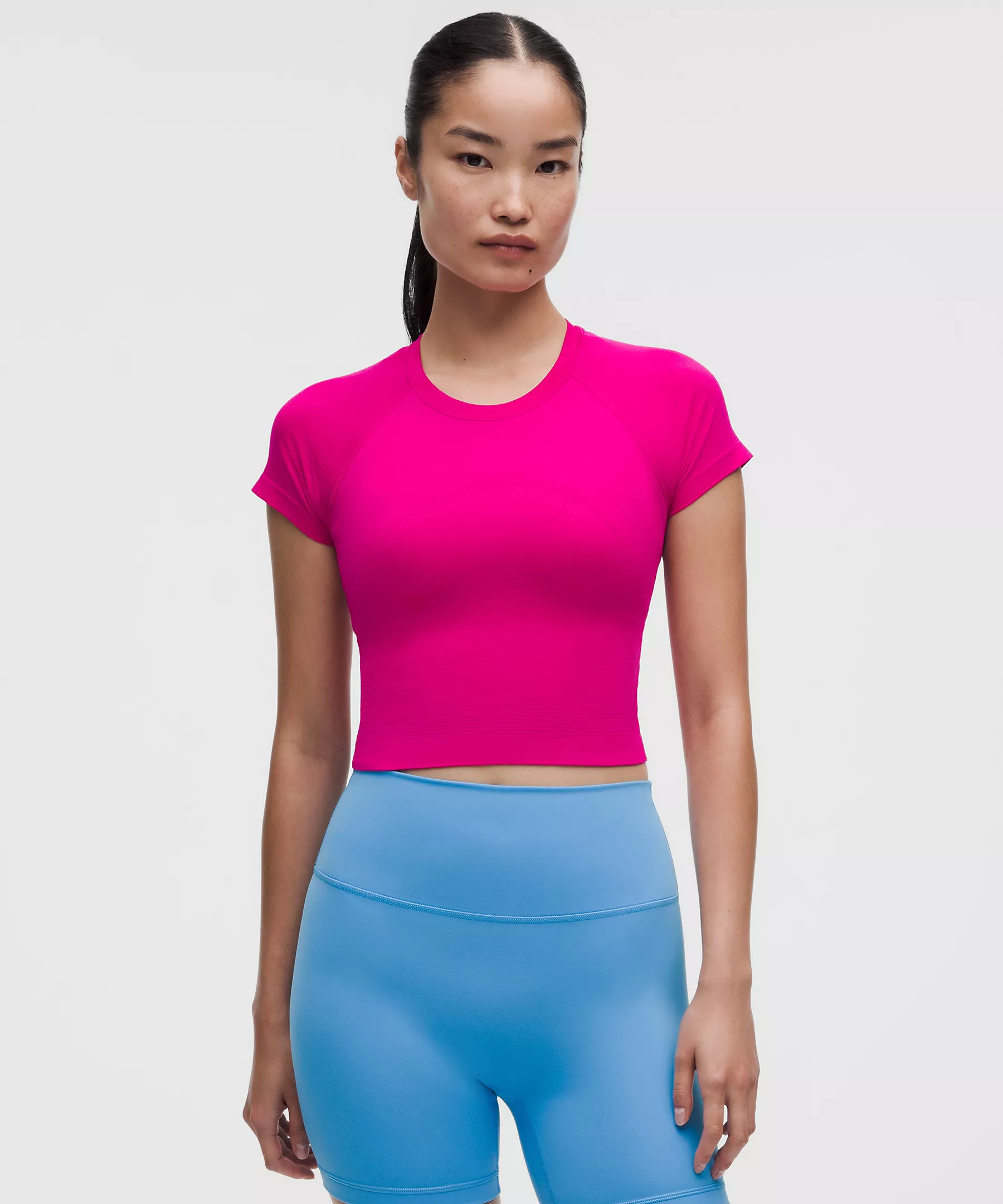 Swiftly Tech Cropped Short-Sleeve Shirt 2.0 | Lululemon (US)