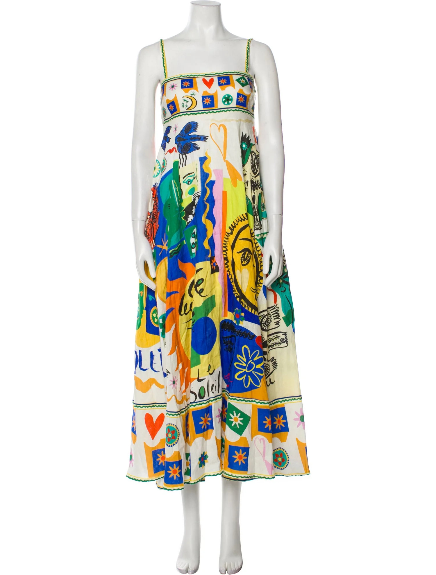 Printed Long Dress w/ Tags | The RealReal