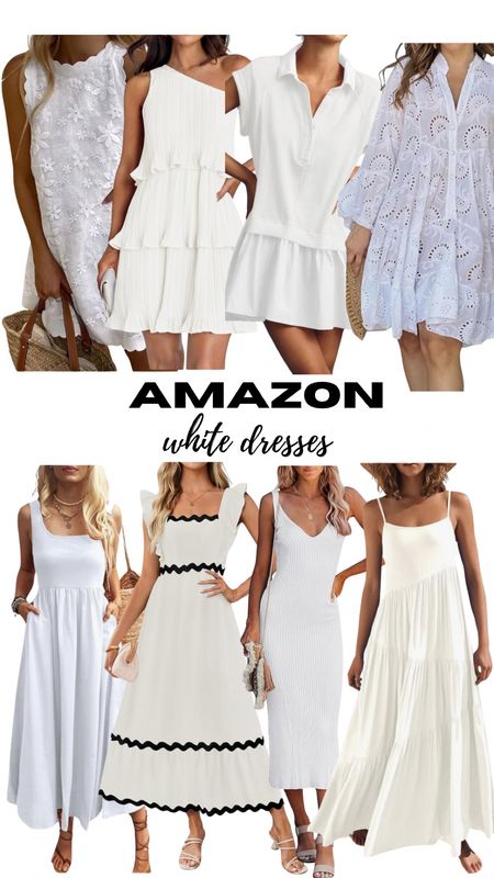 White dresses on Amazon! Perfect for summer!he's

#LTKWedding #LTKFindsUnder100 #LTKStyleTip