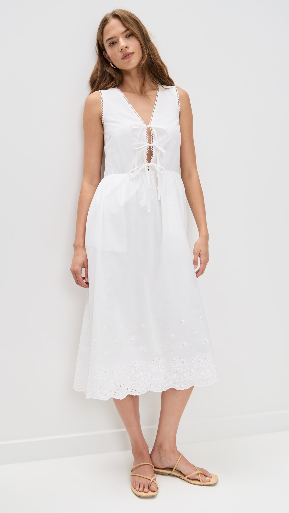 Sandy Eyelet Midi Dress | Shopbop