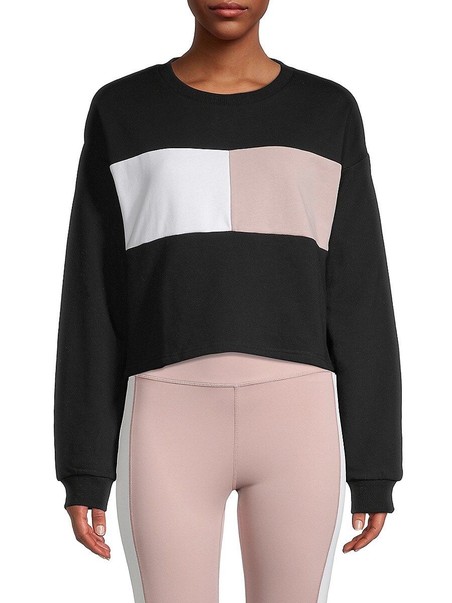 All Fenix Women's Heidi Colorblock Dropped Shoulder Sweatshirt - Black Nude - Size M | Saks Fifth Avenue OFF 5TH