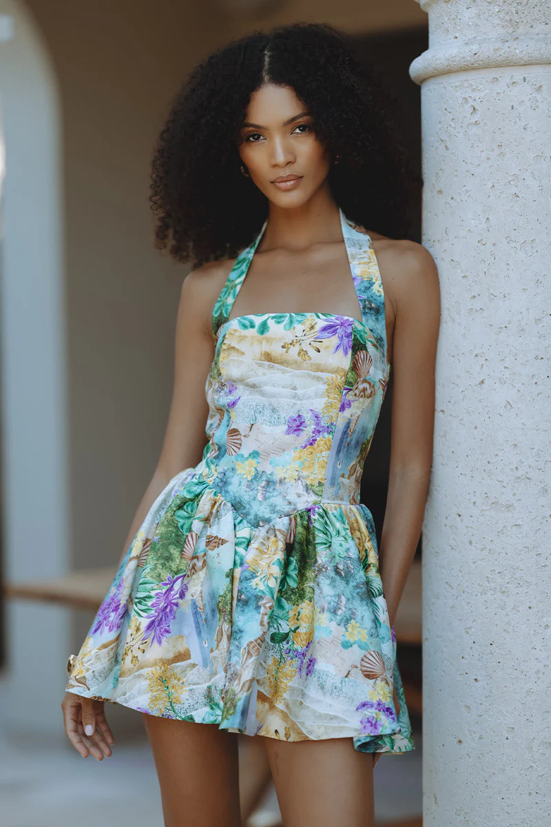 WINSLOW MINI DRESS - ESME PRINT | CHIC LE FRIQUE