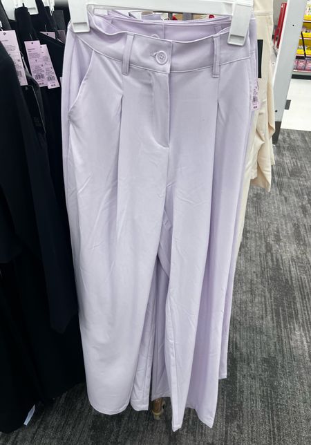 These wide leg trouser’s are a pretty shade of lavender. Get these pants and a blazer for under $70. 💜

#LTKworkwear #LTKfindsunder50