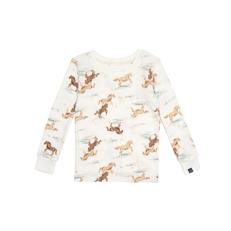 Modern Moments by Gerber Toddler Neutral Super Soft Tight Fitting Pajama Set, 2-Piece, Sizes 12M-... | Walmart (US)