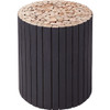 Click for more info about charred puzzle table-stool