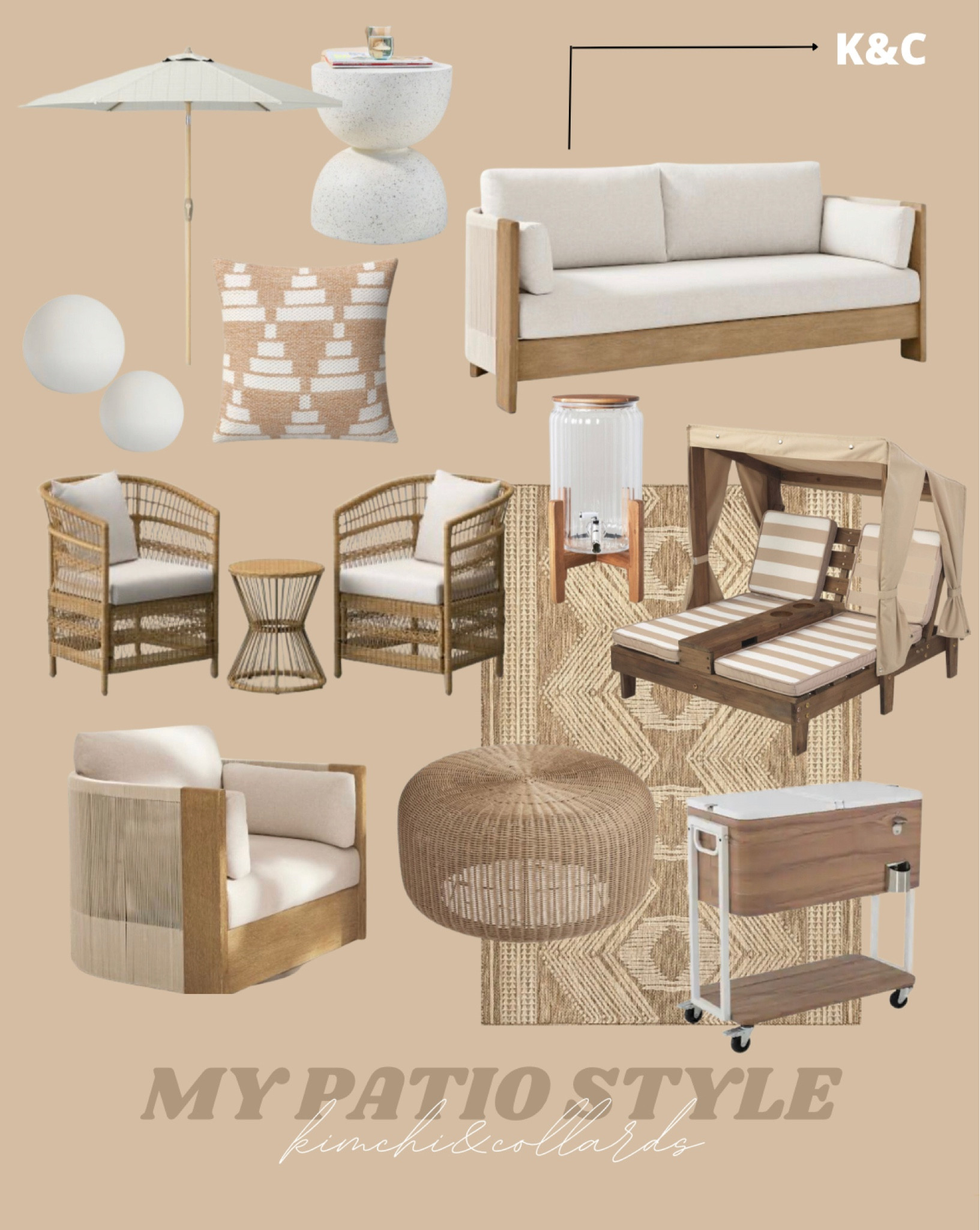 What we’ve ordered for our patio thus far! Our rug is 9x12 and we have the 10 and 14” battery powered globes.

#LTKstyletip #LTKunder100 #LTKhome