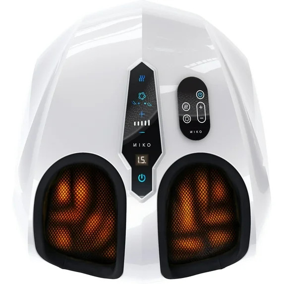 Miko Shiatsu Foot Massager Machine with Heat, Kneading, Rolling, and Vibration | Walmart (US)