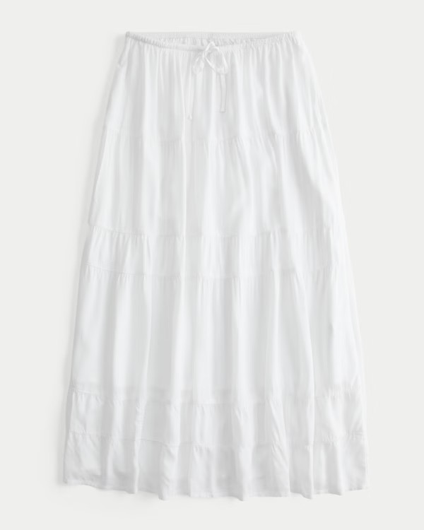 Women's Tiered Maxi Skirt | Women's Clearance | HollisterCo.com | Hollister (US)