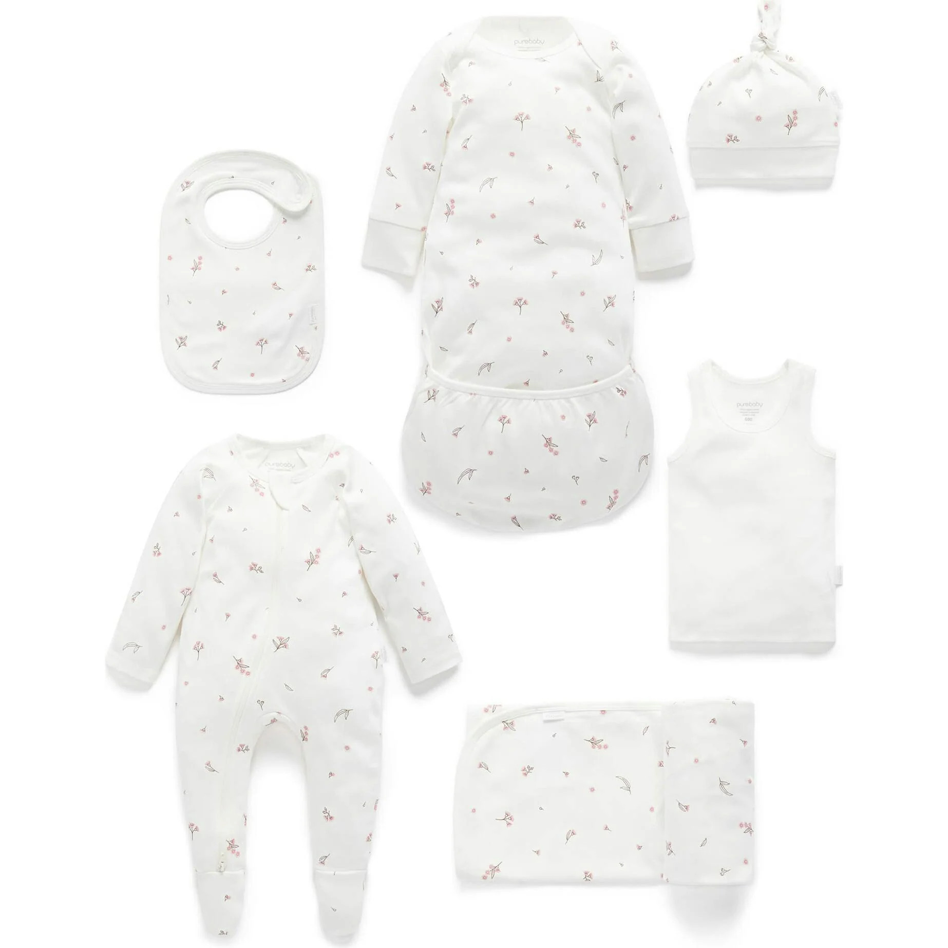 Newborn Hospital Pack Vanilla Blossom Pack White / NB | Maisonette