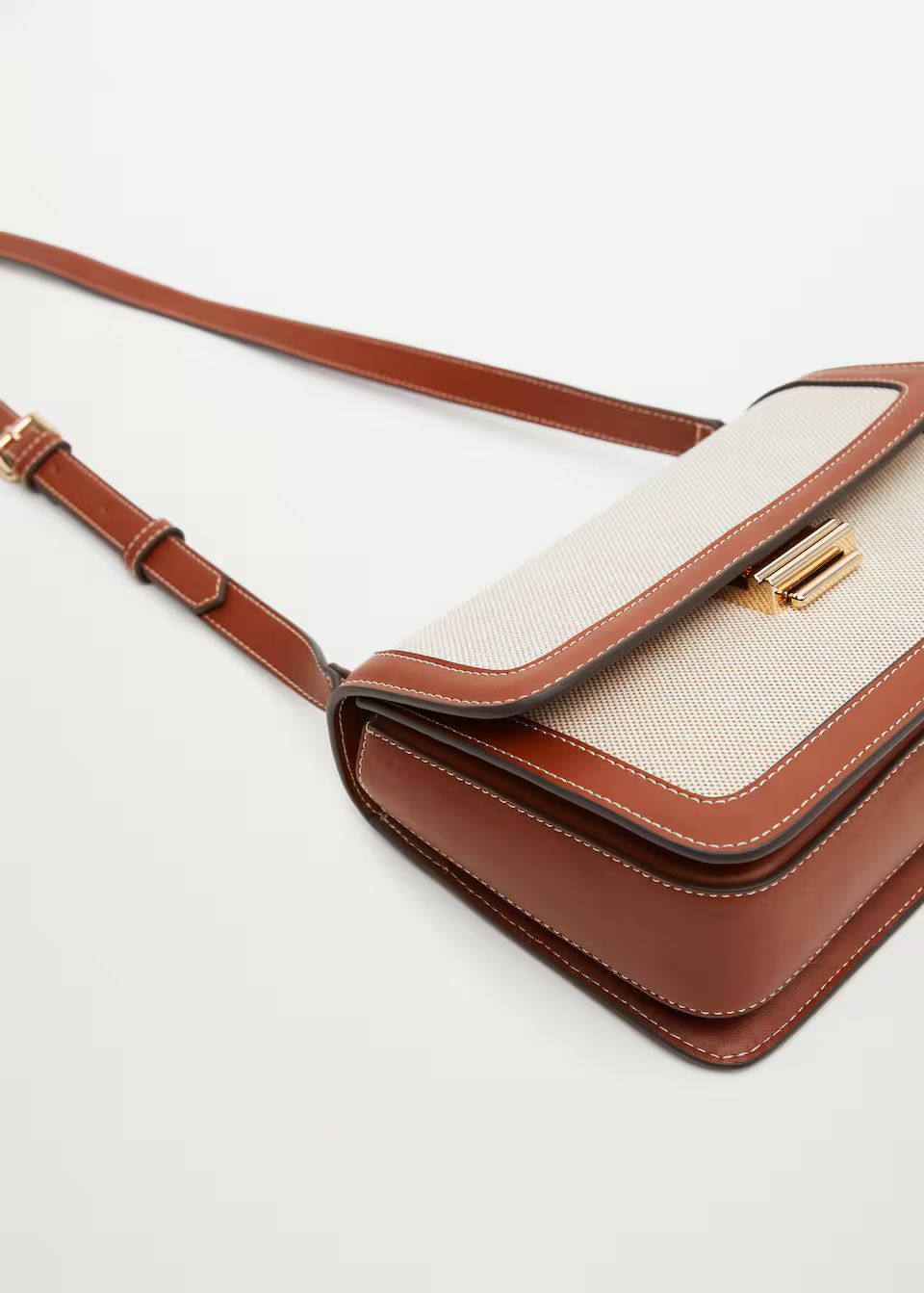 Contrast cross-body bag | MANGO (US)