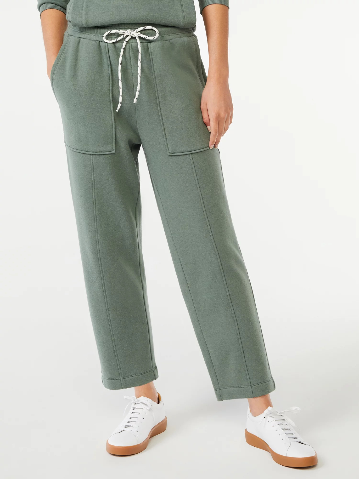 Free Assembly Women's Patch Pocket Sweatpants | Walmart (US)