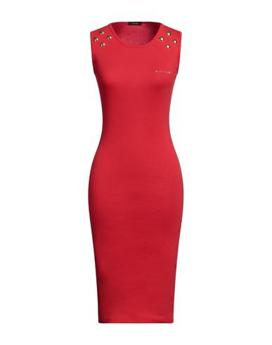 Mangano Woman Midi dress Red Size 2 Cotton | YOOX (US)