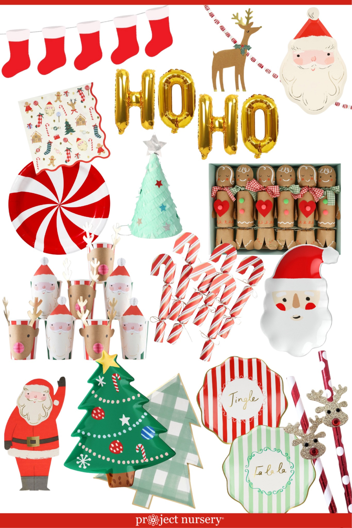 Oh my goodness, aren’t these just the sweetest Christmas party supplies!? From Santa plates and reindeer cups to candy cane crackers and Christmas tree party hats! Jazz up your Christmas table with any of these darling options.

#LTKHoliday #LTKparties #LTKSeasonal