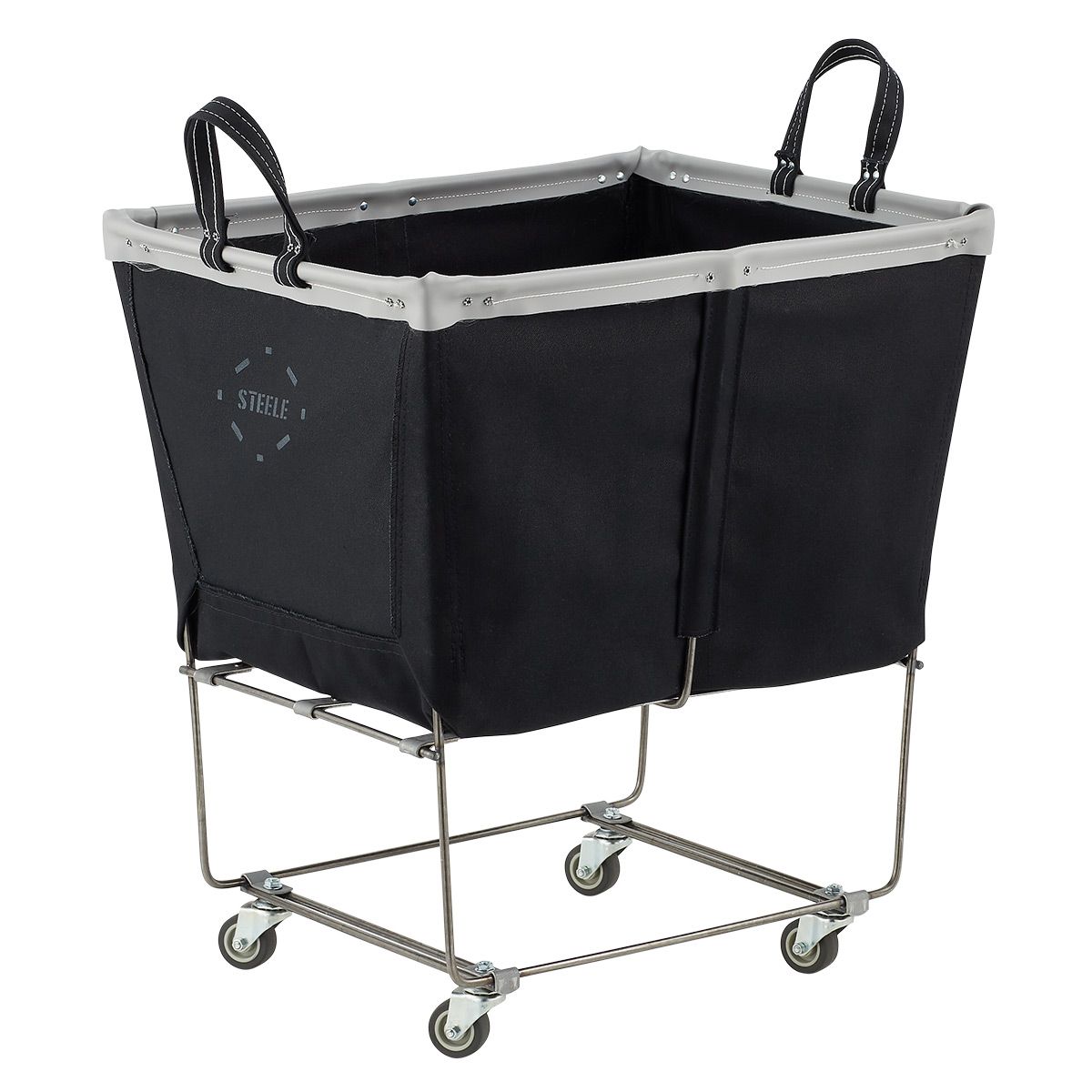 Steele Canvas Natural Laundry Carts | The Container Store
