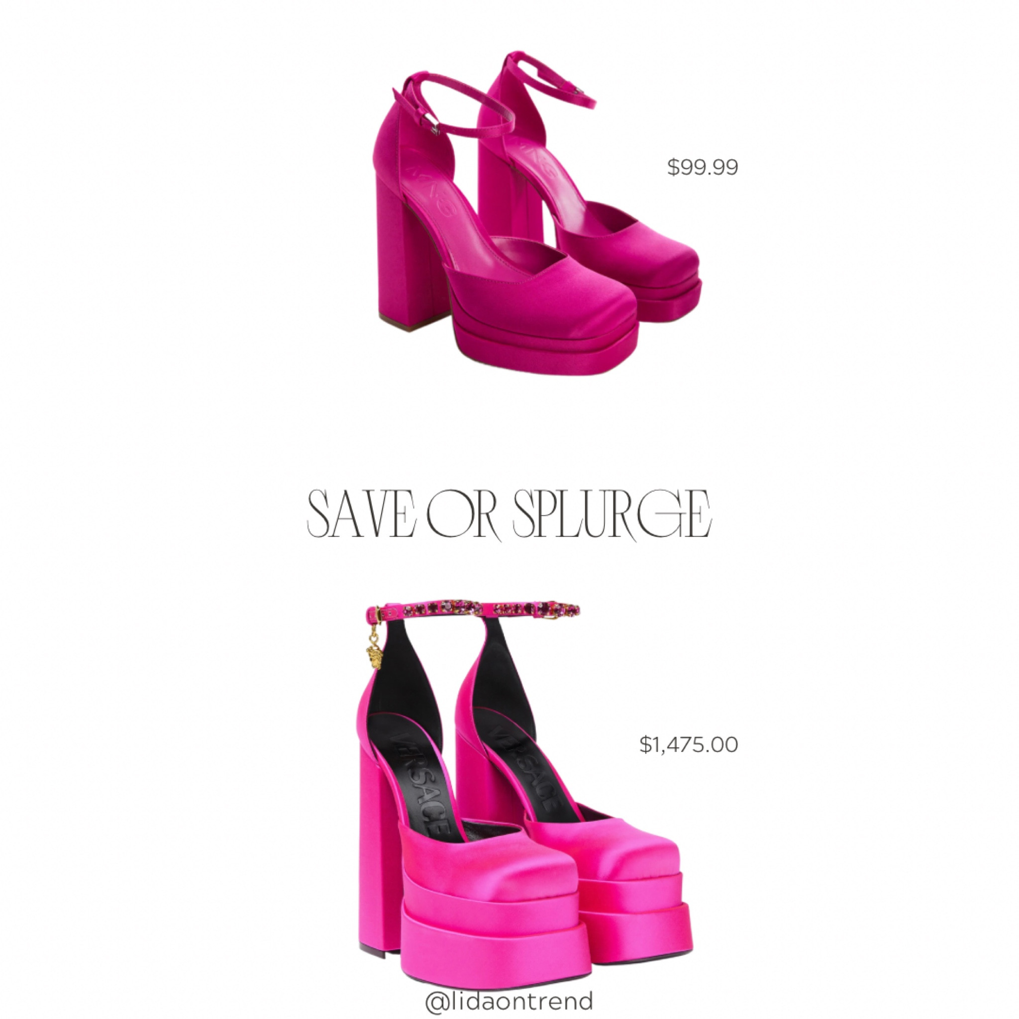 Designer dupes, Versace Platform shoes, pink shoes, platform shoes 

#LTKHoliday #LTKunder100 #LTKstyletip