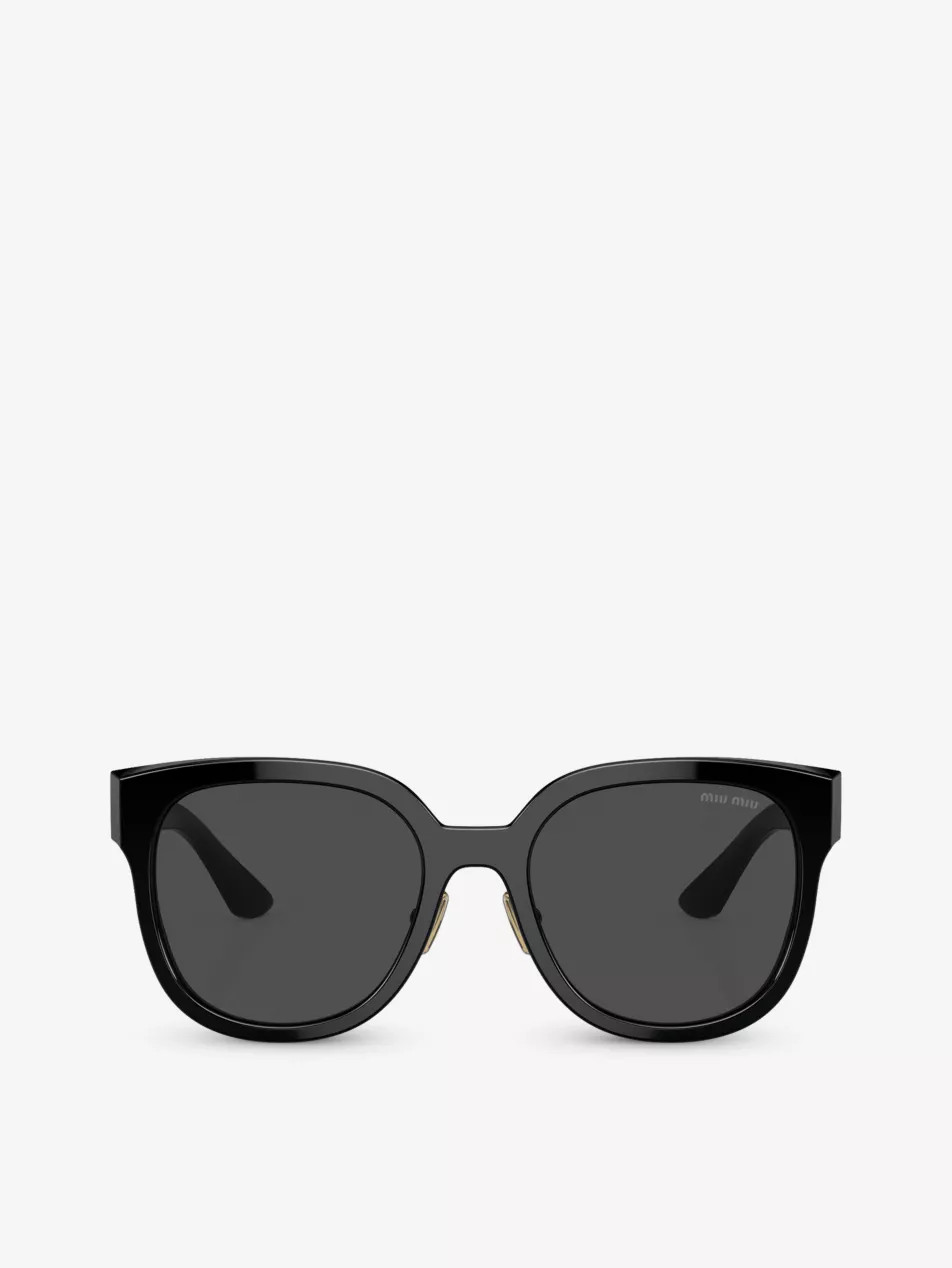 MU 01ZS square-frame acetate sunglasses | Selfridges