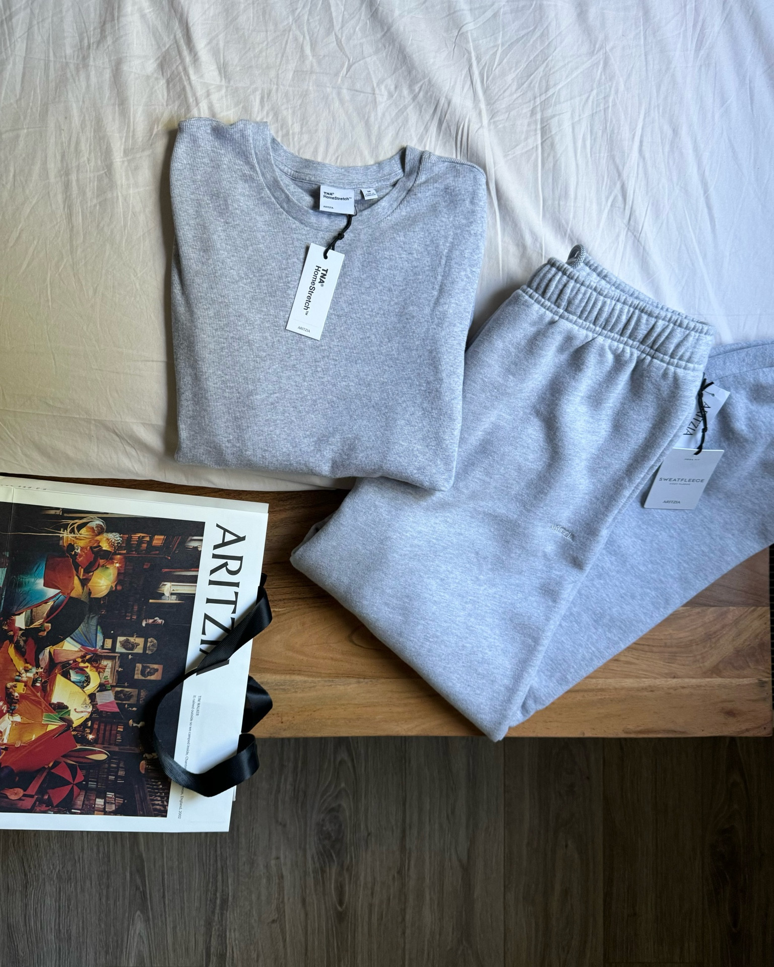 aritzia haul! 🩶 medium in everything!
