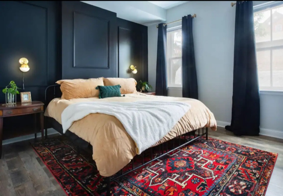 The Speakeasy apartment bedroom 🖤🖤

#LTKfindsunder50 #LTKstyletip #LTKhome