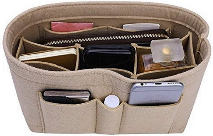 ZTUJO Purse Organizer Insert, Felt Bag Organizer For Handbag Purse Organizer,13 Colors, 6 Size (M... | Amazon (US)
