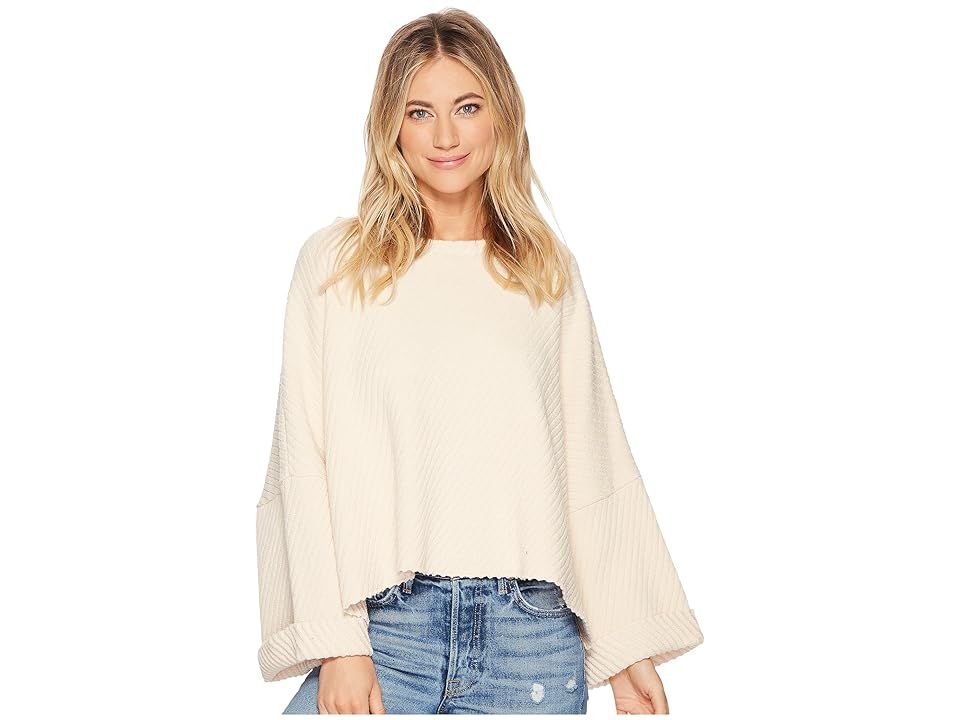 Free People I Can't Wait Pullover (Cream) Women's Sweater | Zappos