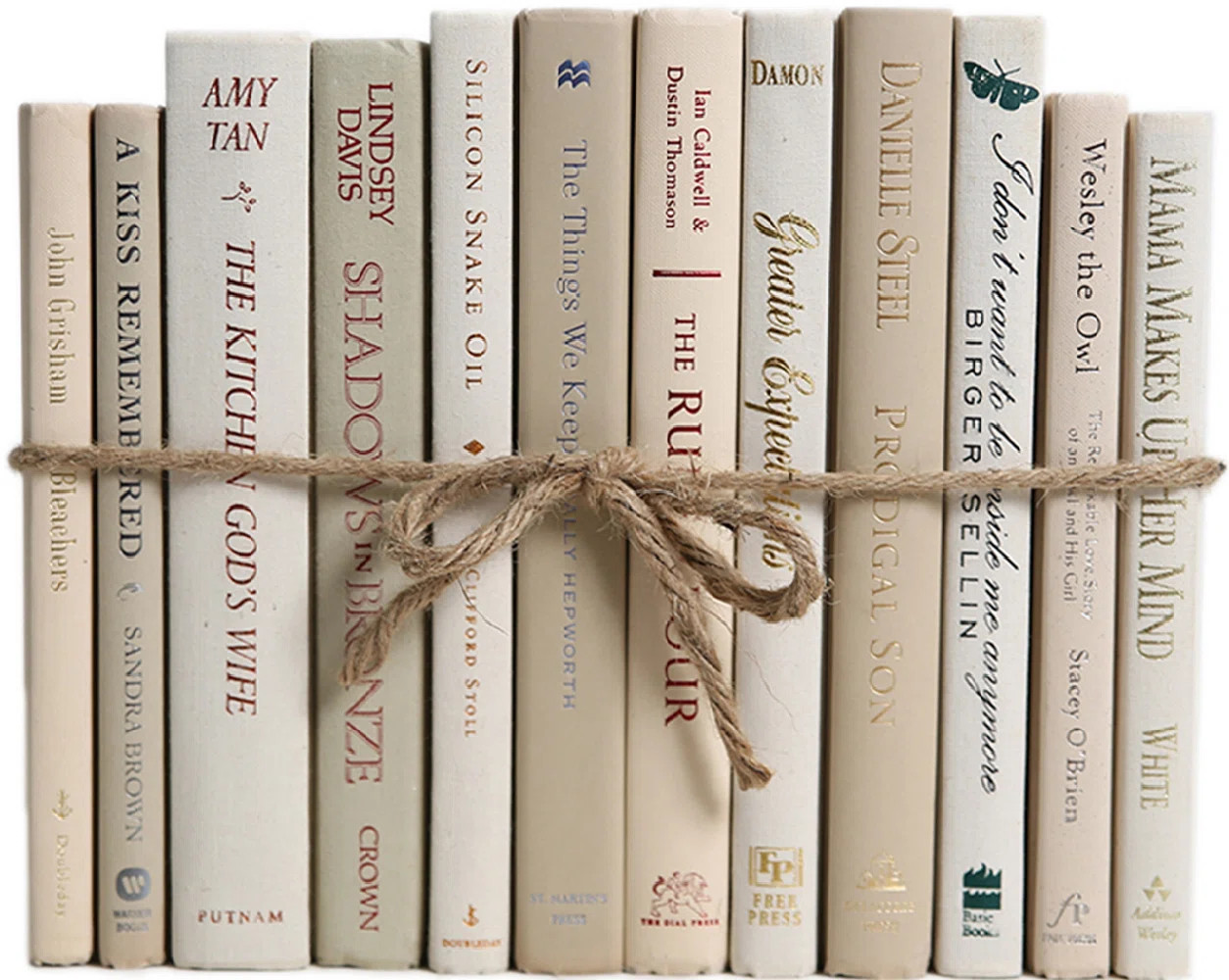 Authentic Decorative Book - By Color Modern Beach ColorPak (1 Linear Foot, 10-12 Books) | Wayfair Professional