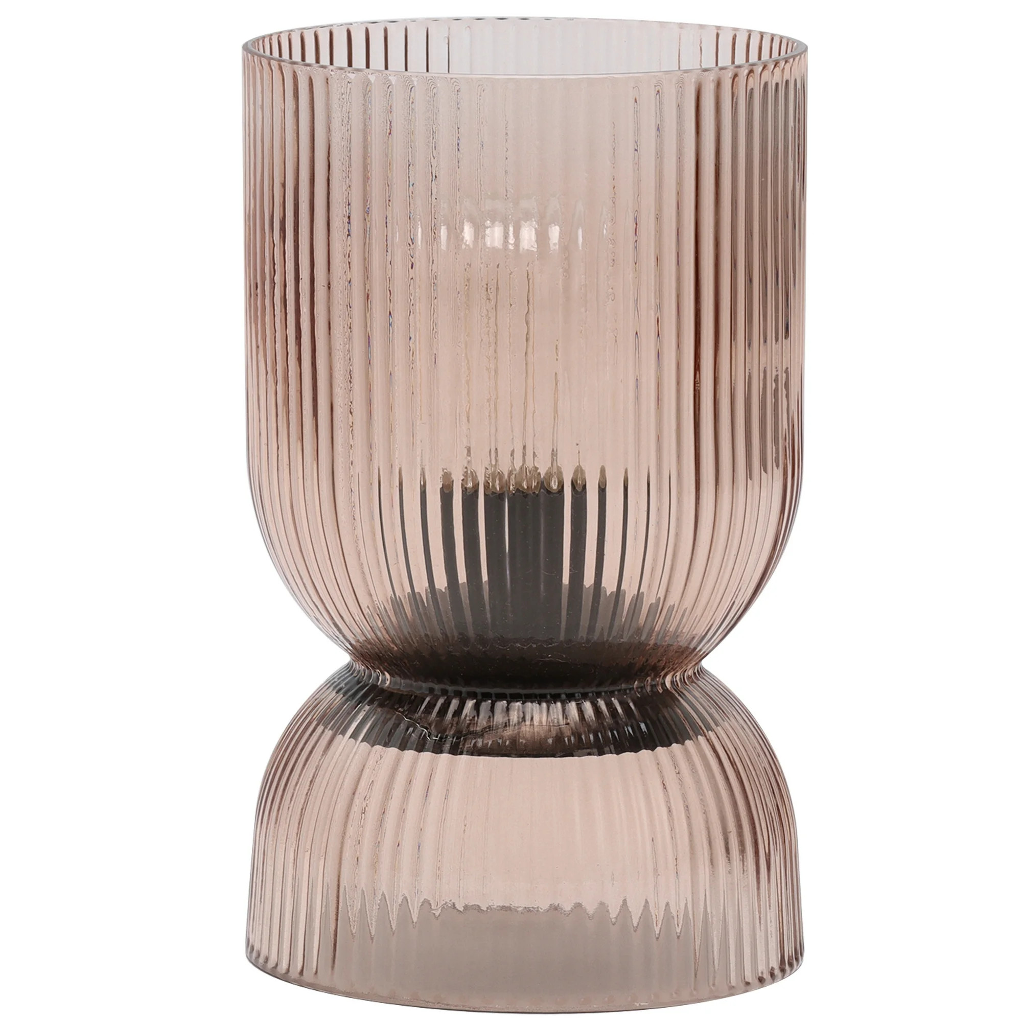 Home Decor Collection Translucent Amber Glass LED Tabletop Accent Light with Timer | Walmart (US)