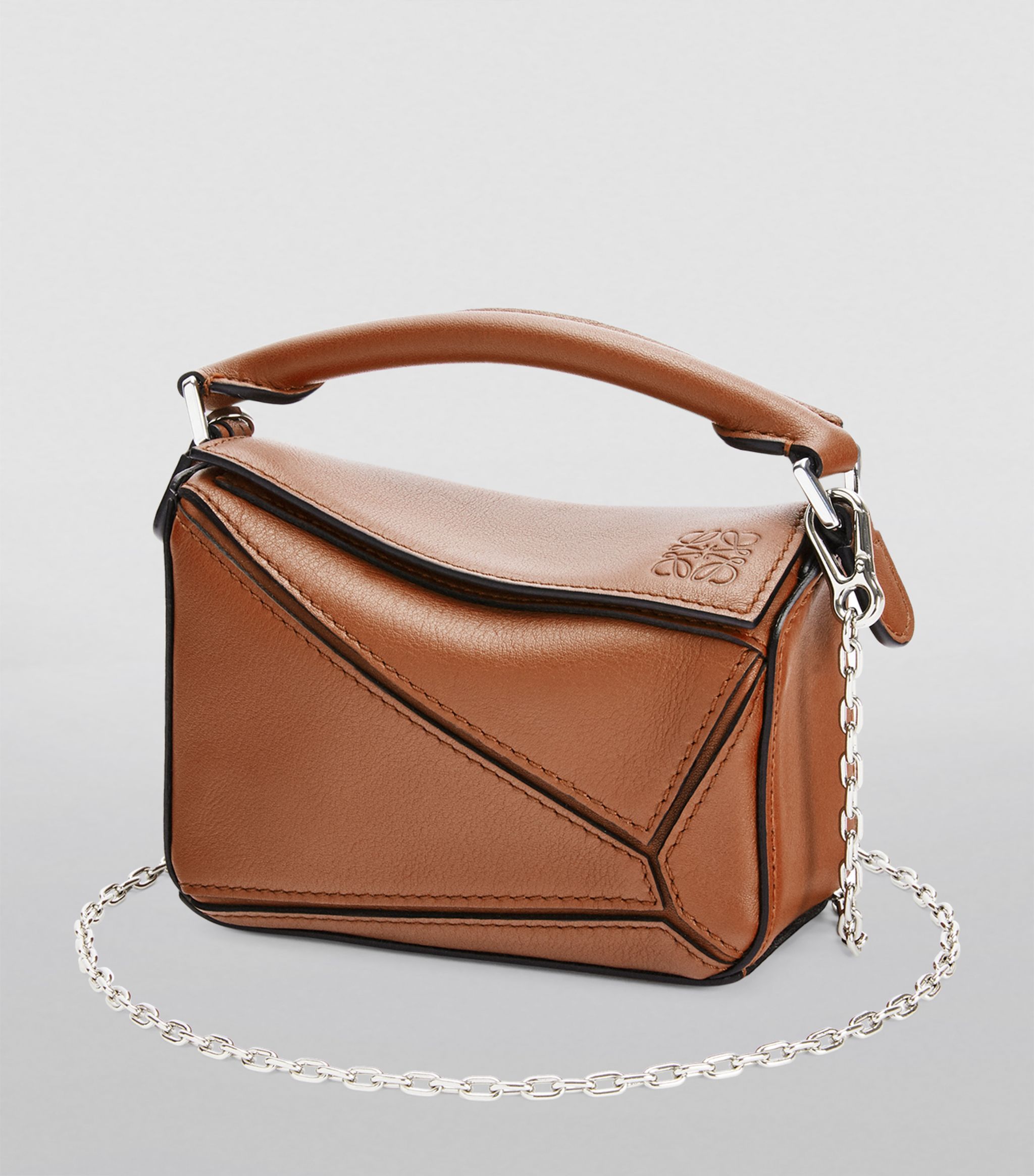 Nano Leather Puzzle Bag | Harrods