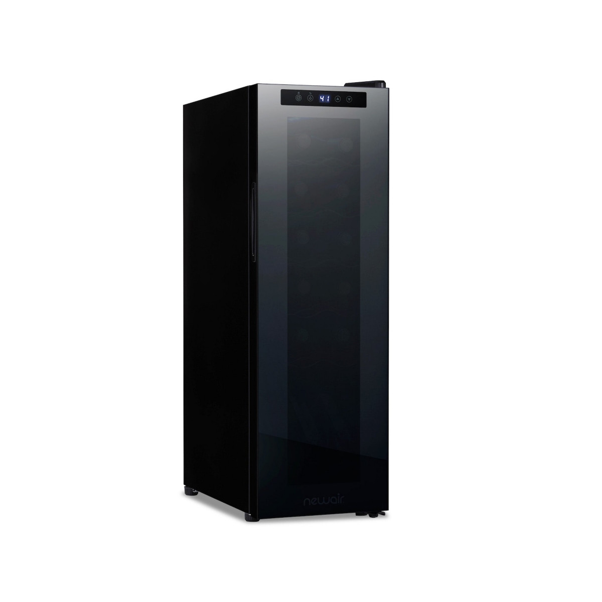 Newair Shadow Series Wine Cooler Refrigerator 12 Bottle, Freestanding Mirrored Wine Fridge with Double-Layer Tempered Glass Door & Compressor Cooling | Macy's