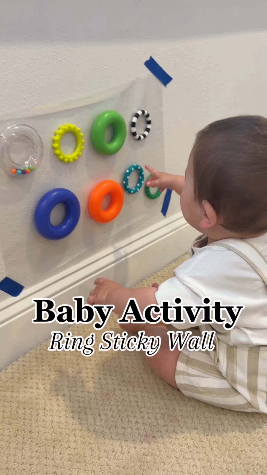 Sticky Wall Play 🫶

Comment LINK and I’ll DM you everything I used for this activity!  

Why we loved this activity:  
• Strengthens fine motor skills  
• Encourages hand-eye coordination  
• Supports early development  
• Keeps little hands busy  
• Easy to set up at home  

Perfect for babies around 7 months+ who love to grab, pull, and explore through play 🤍

#LTKmomlife #LTKBaby