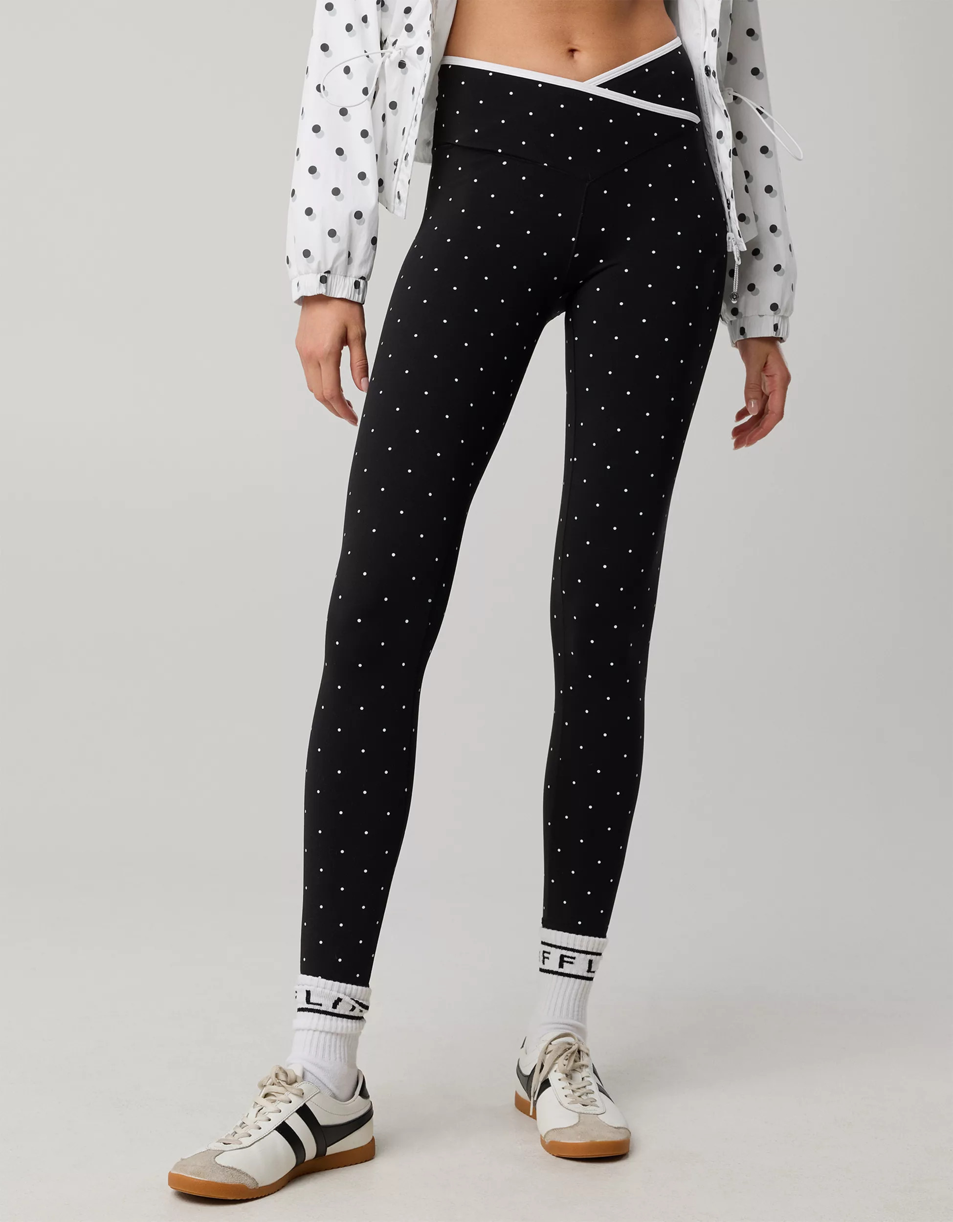 OFFLINE By Aerie Real Me Tipped High Waisted Crossover Legging | Aerie
