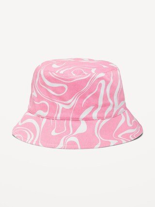 Reversible Twill Bucket Hat for Girls | Old Navy (US)