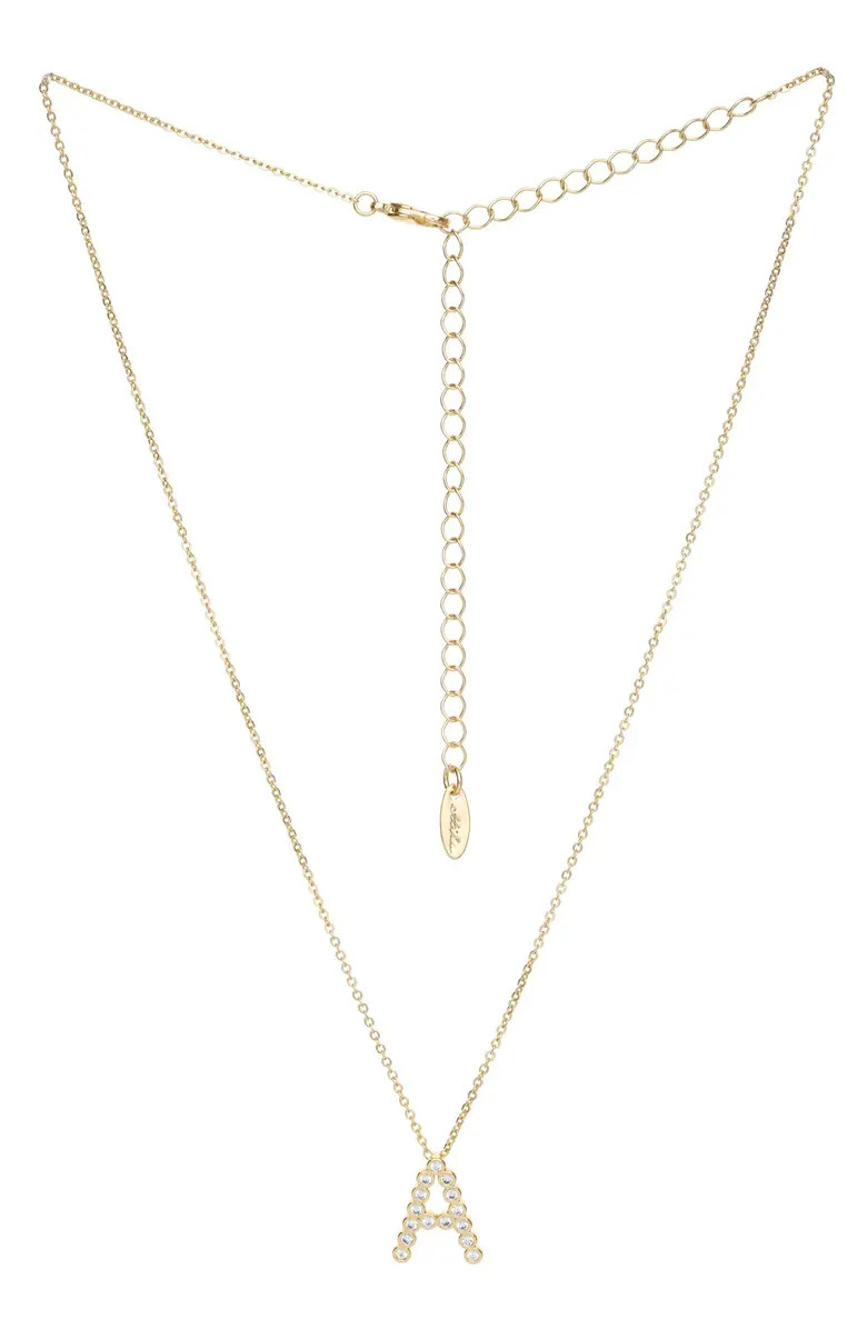 Crystal Initial Pendant Necklace | Nordstrom