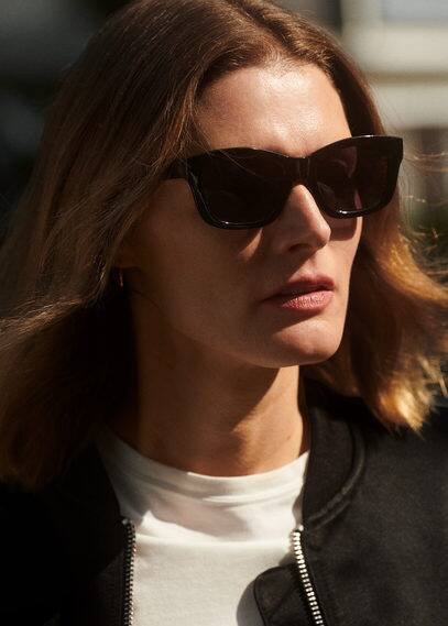 Acetate frame sunglasses black - Woman - One size - MANGO | MANGO (UK)