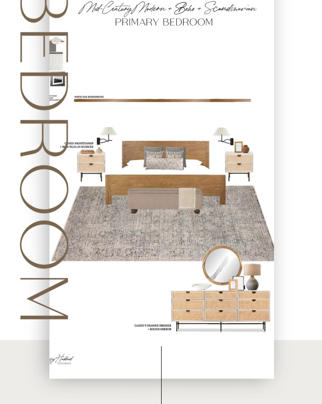 Use code PEGGYH15 for 15% off all full price Scout & Nimble items | Obsessed with that perfect mix of boho and mid-century modern? 🌿✨ This bedroom blends warm wood tones, cozy layers, and effortless textures for a look that’s both relaxed and refined. From the statement bed frame to the woven accents, I’ve linked all the must-have pieces so you can Shop the Look! 🛏️

#LTKHome