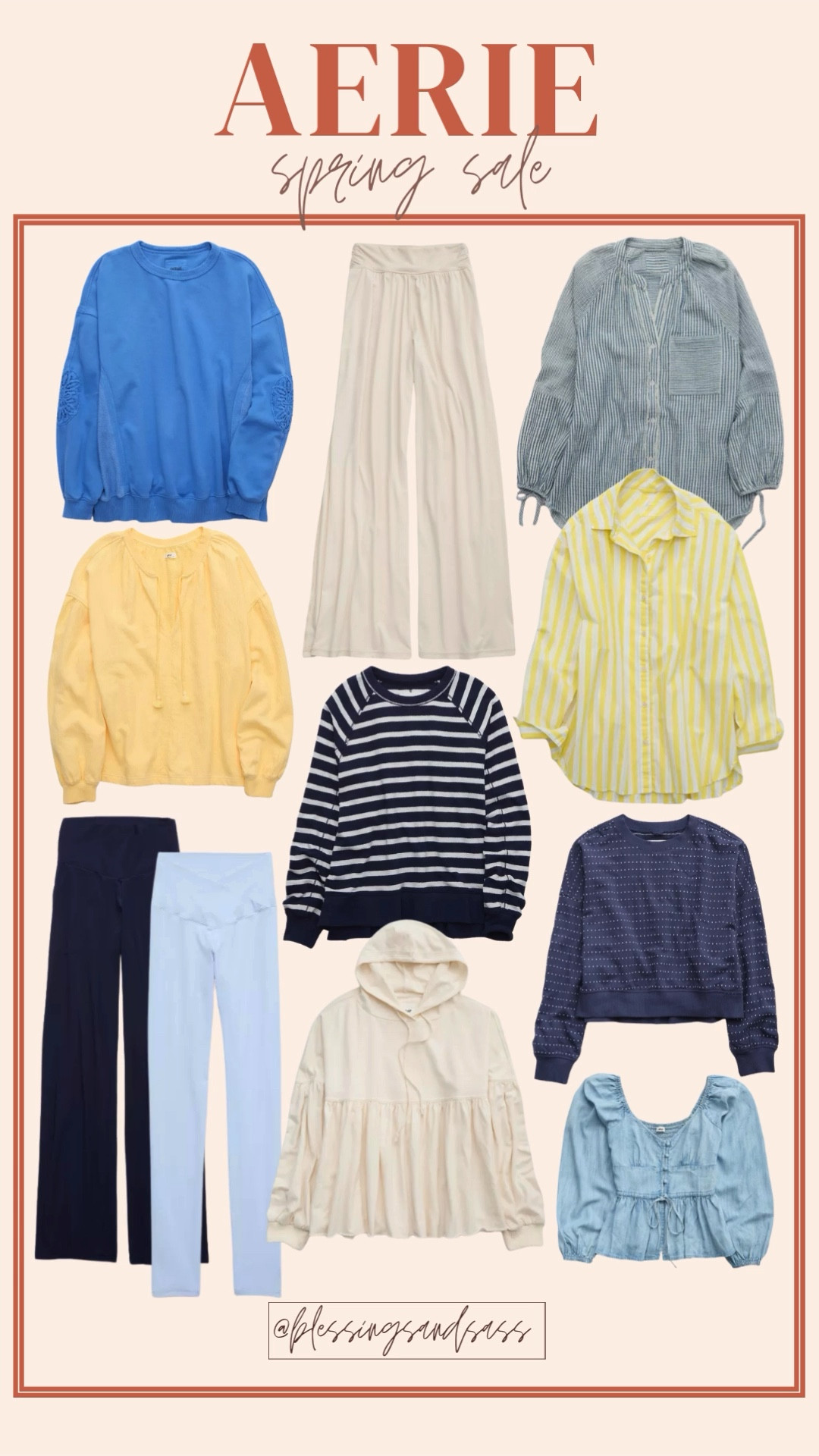 LTK Spring Sale: Aerie
Make sure to shop through the LTK app to get the exclusive code! 

LTK spring sale, sale alert, aerie, women’s fashion, spring fashion, spring style, spring outfits, spring outfit inspo, spring ootd, trendy fashion, chic style, sweatshirt, coverup, leggings, pants, blouse



#LTKStyleTip #LTKWatchNow #LTKSpringSale