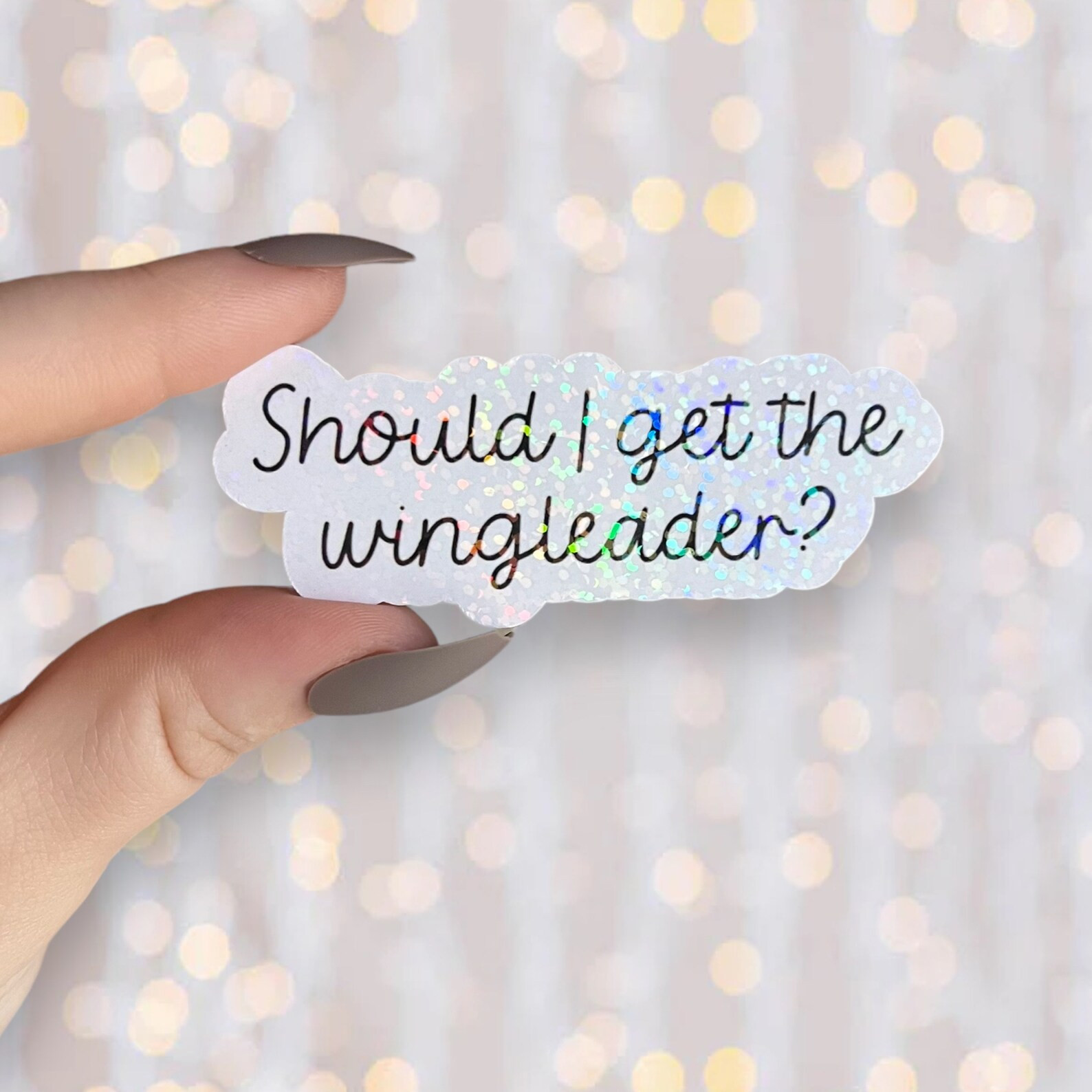 Fourth Wing Sticker Should I Get the Wingleader Sticker - Etsy | Etsy (US)