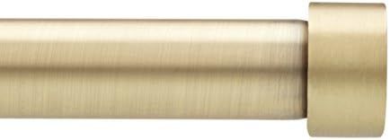 Amazon.com: Umbra Cappa Curtain Rod, Includes 2 Matching Finials, Brackets & Hardware, 36 to 66-I... | Amazon (US)