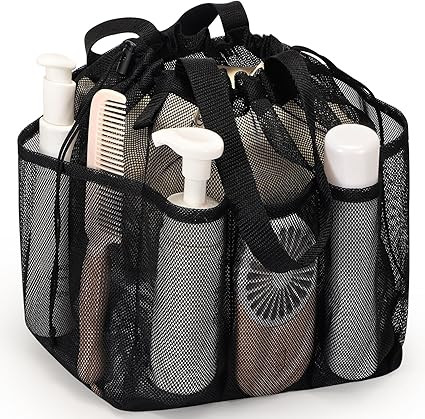 Mesh Shower Caddy Portable with Drawstring, Dorm Room Essentials for College Students boy & girl,... | Amazon (US)