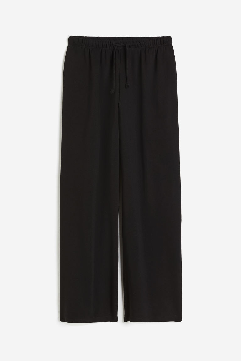 H & M - Wide-leg Joggers - Black | H&M (US + CA)