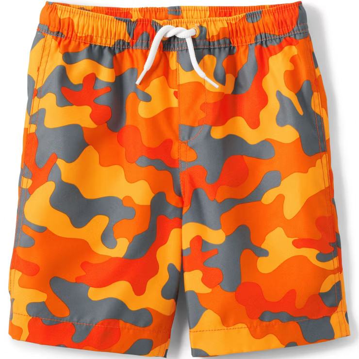 Lands' End Lands' End Boys Print Swim Trunks | Target