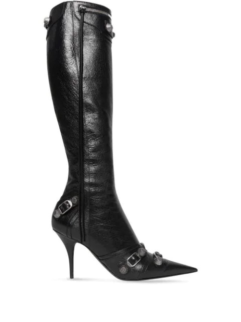 Balenciaga Cagole 90mm Boots - Farfetch | Farfetch Global