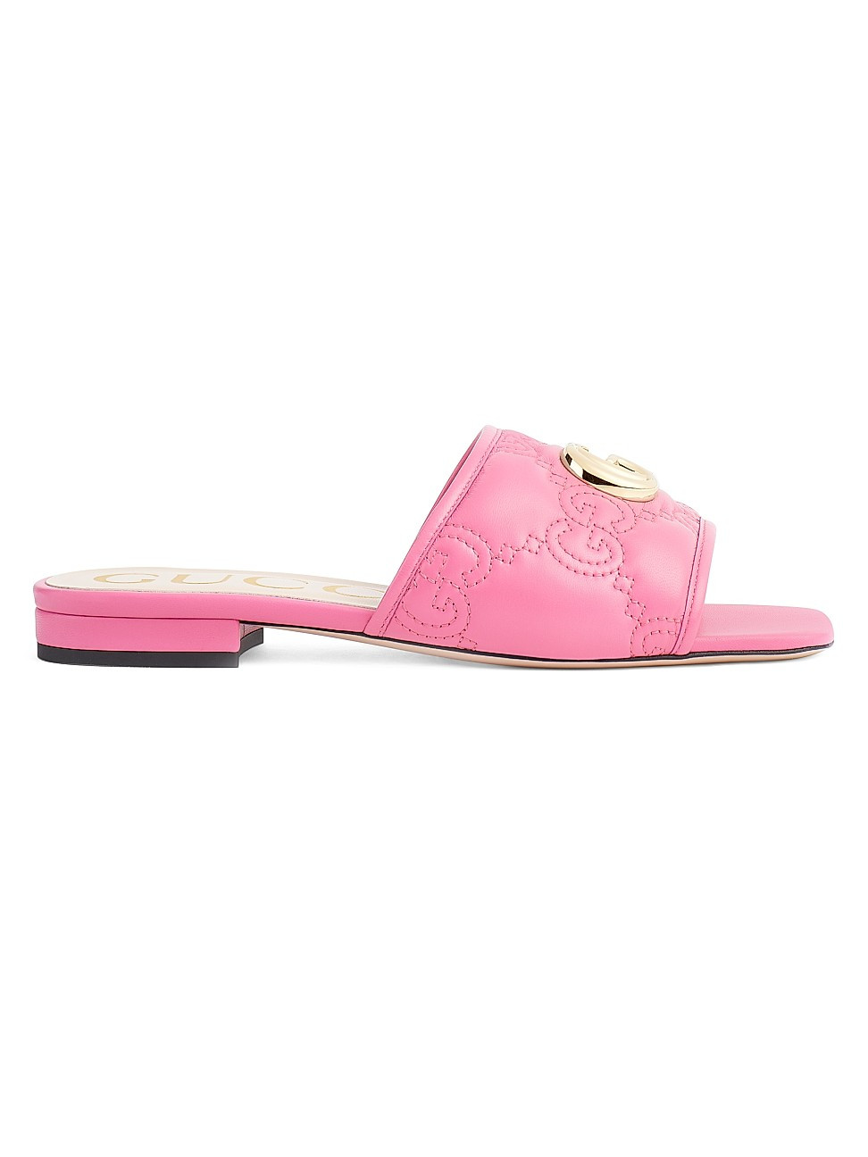 Women's Jolie GG Logo Sandals - Bon Bon - Size 7 | Saks Fifth Avenue