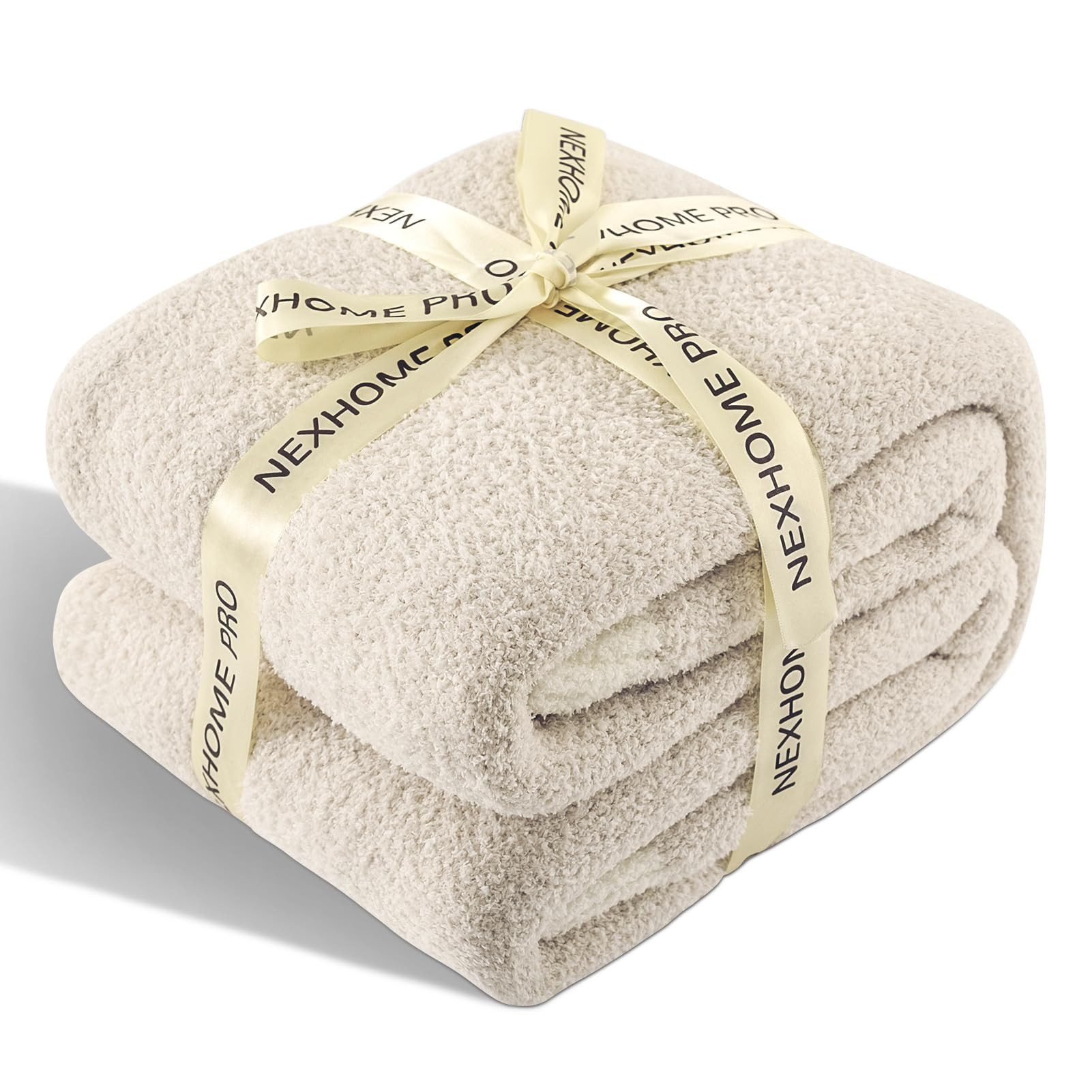 NEXHOME PRO Super Soft Blanket for Women, Cozy Blanket Warm Reversible Knit Lightweight Throws fo... | Amazon (US)