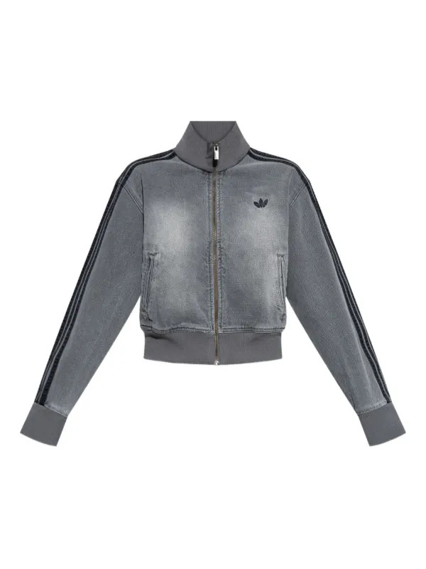 Adidas 3-Stripe Denim Jacket | Grey | FARFETCH | Farfetch Global