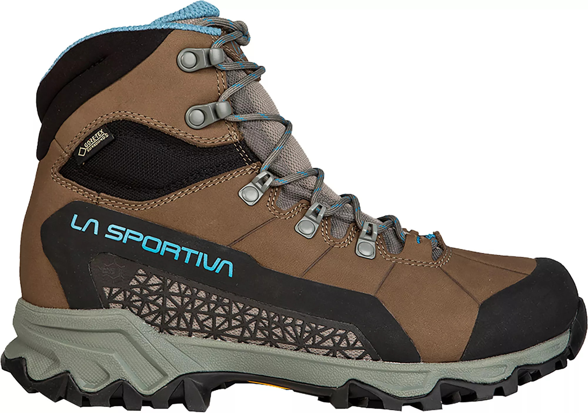 La Sportiva Women's Nucleo High II GTX Hiking Boots, Size 42, Oak/Topaz | Public Lands