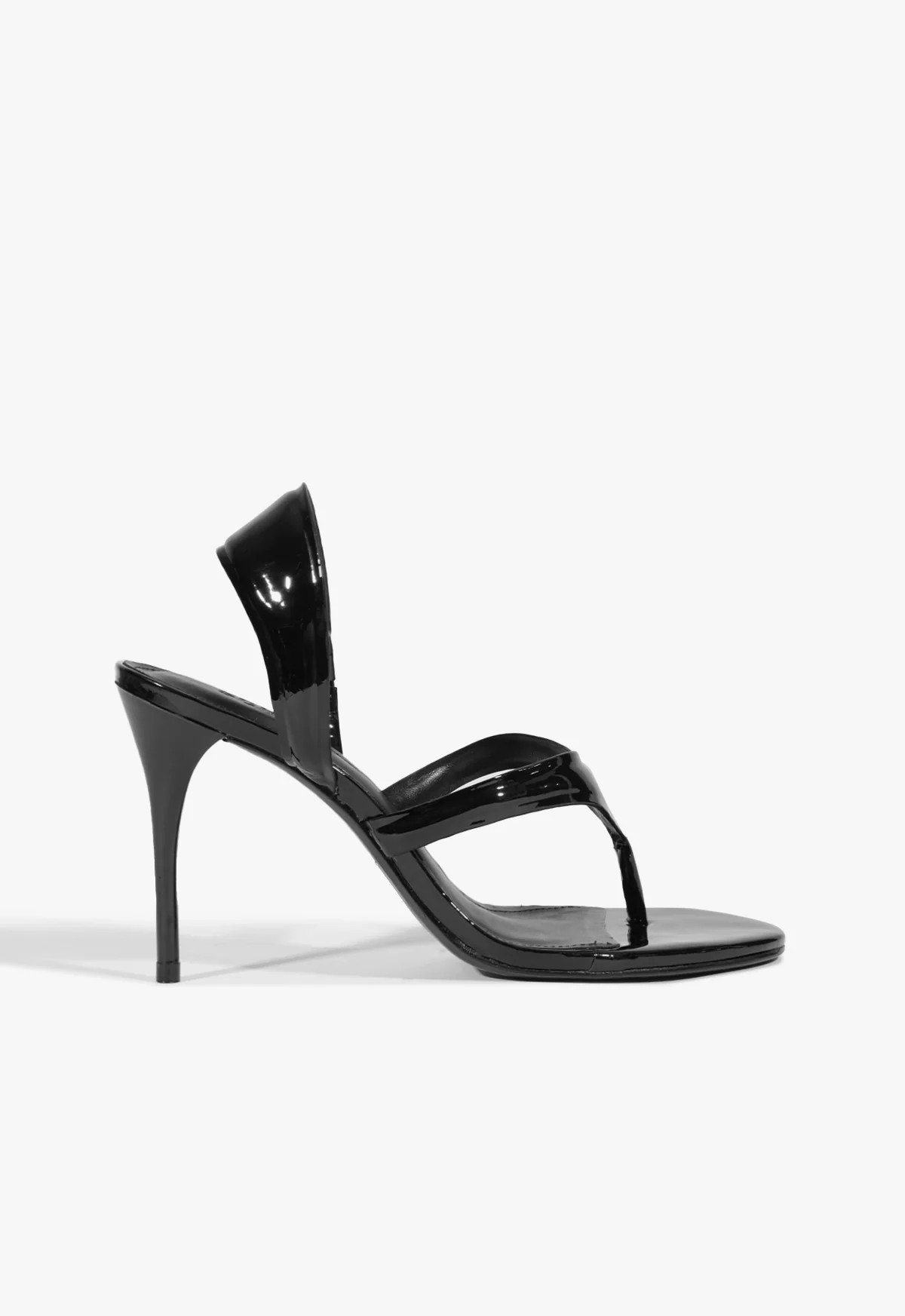 Lume Stiletto Sandal | Black Patent Leather - SCHUTZ | Schutz (US)
