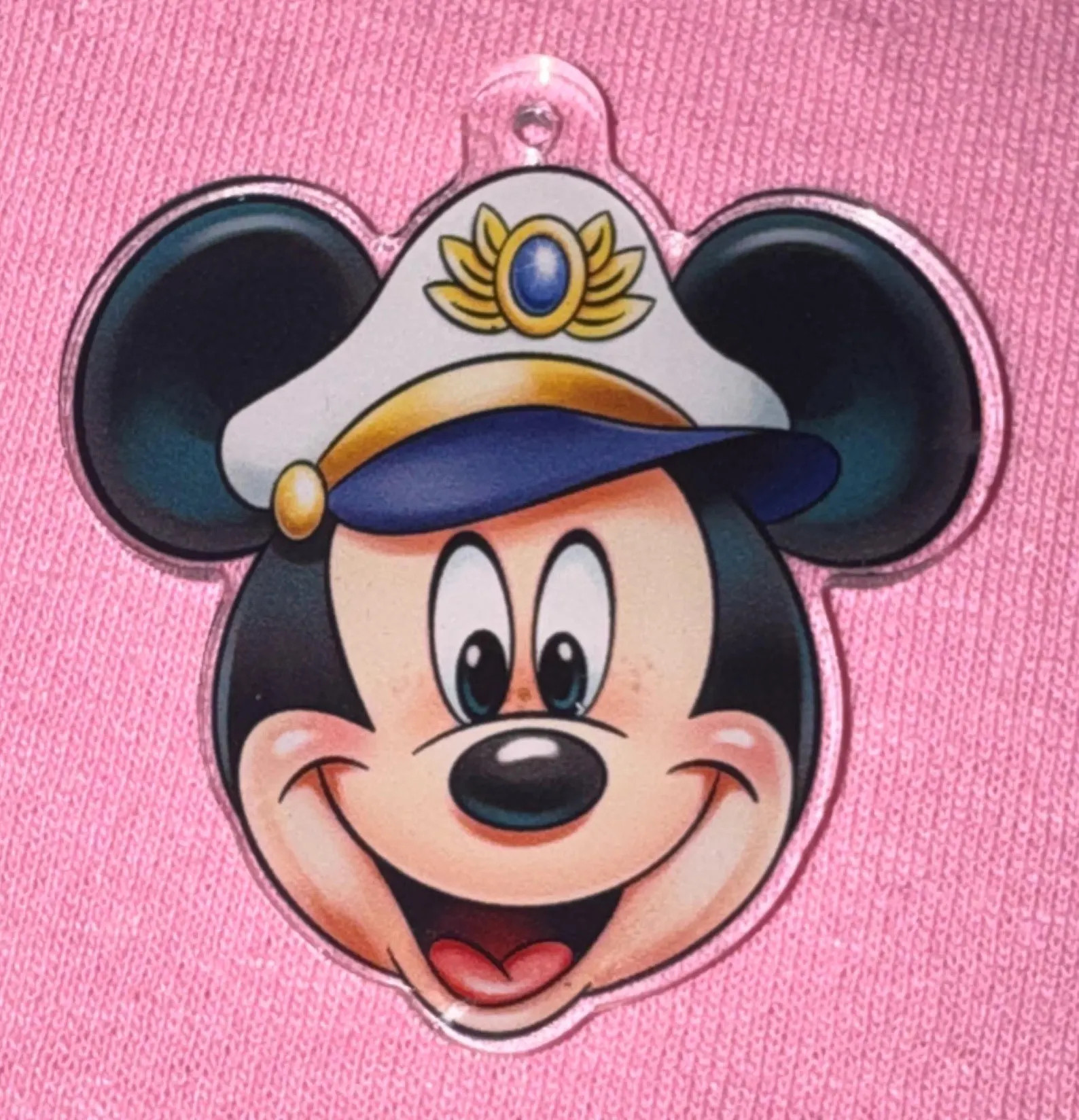 Captain Mickey Disney Cruise Acrylic Keychain / Charm 2" - Etsy | Etsy (US)