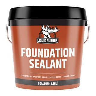 Foundation Sealant 1 Gal. Black Waterproof Coating for Foundations, Retaining Walls & Concrete Surfaces | The Home Depot