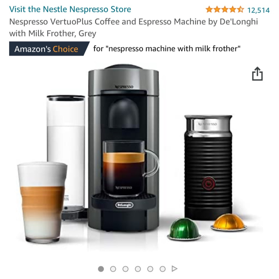 My nespresso machine i absolutely love 

#LTKHoliday #LTKGiftGuide #LTKSeasonal