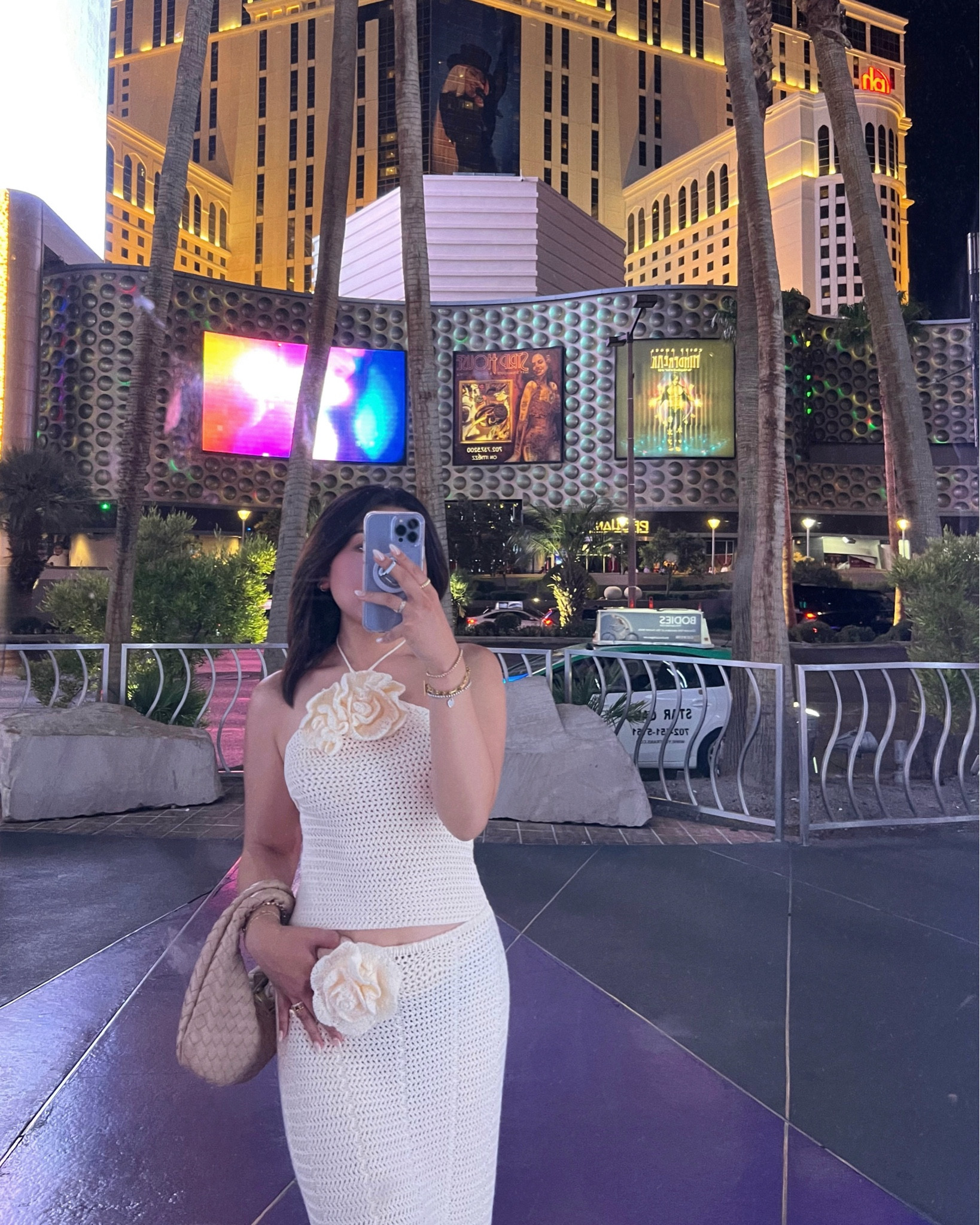 Vegas Outfits 🤍 wearing size S! I recommend size down. Especially the skirt is too loose for me 😭 but I kept it for the trip! 

#LTKParties #LTKStyleTip #LTKFindsUnder50